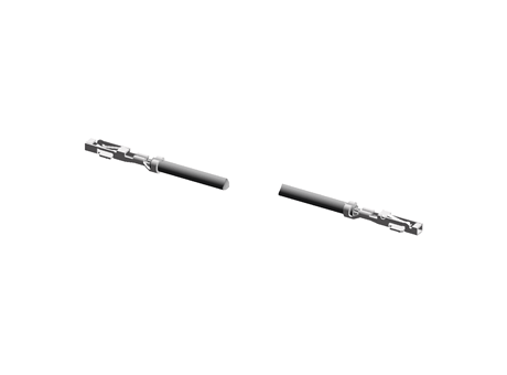 I-GRID F-F 450MM 22 AWG LEAD BK Sn