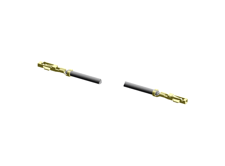 I-GRID F-F 75MM 22 AWG LEAD BK Au