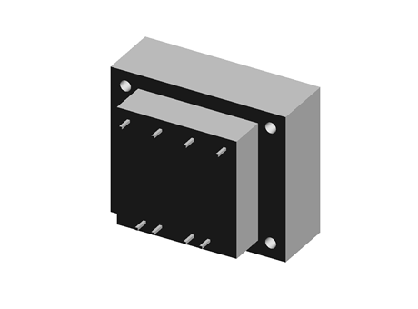 9V ac 2 Output Through Hole PCB Transformer, 12VA