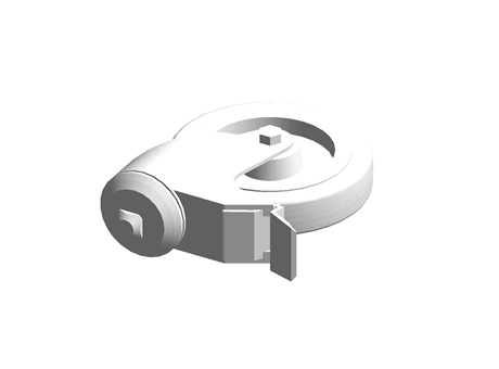 CASTER WHEEL D125 F ESD VPA
