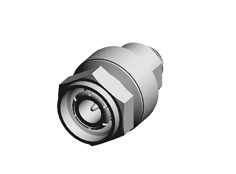 TE Connectivity Straight 50Ω Cable Mount TNC Connector, Crimp Termination, M17-130, RG402