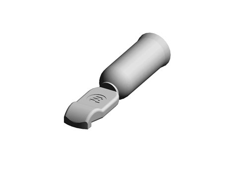 AMP Power series 120 crimp contact,2 AWG