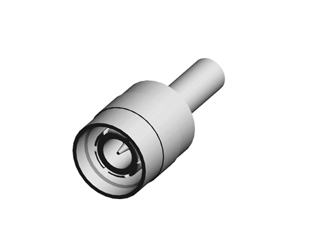 TE Connectivity Straight Standard 50Ω Cable Mount TNC Connector, Crimp Termination, Coaxial