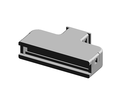 50 Way Strain Relief Cover for use with CHAMP Series Connector