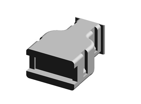 50 Way Strain Relief Cover for use with CHAMP Series Connector