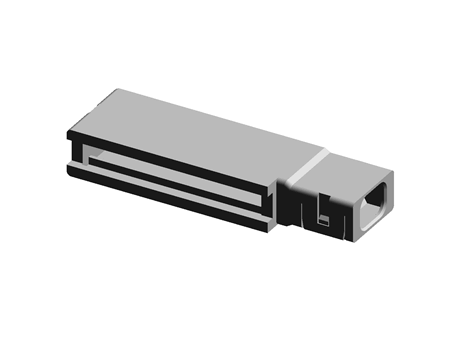 50 Way Strain Relief Cover for use with CHAMP Series Connector