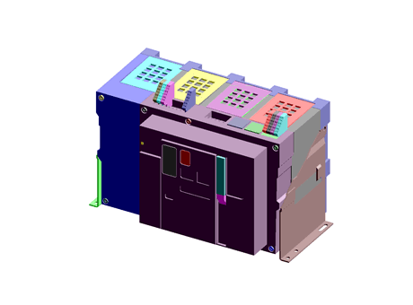 RS Group - Archivos CAD gratuitos - Circuit breaker Masterpact MTZ2 ...