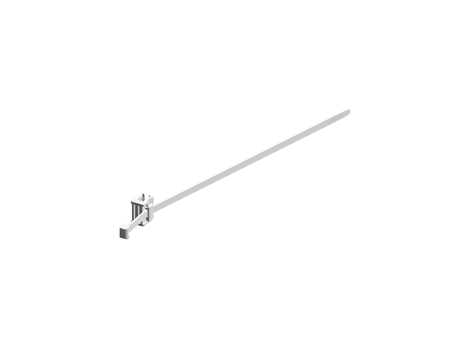 HellermannTyton T50ROSEC21 Series, Black Nylon 66 Cable Tie Assemblies200mm x 4.6mm