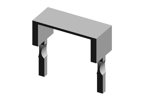 Bourns 裸金属电阻器 PWR4412-2S 系列, 电阻值 40mΩ', 额定功率 1W, ±1%, ±20ppm/°C