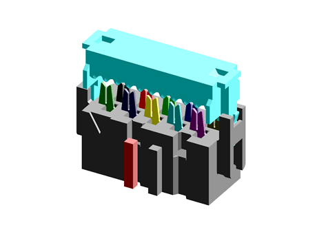 FCI Connectors 71600 Series, 10 Way Rectangular Connector Socket, 2.54mm Pitch