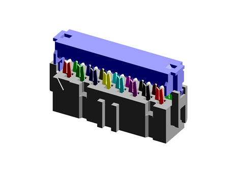 FCI Connectors 71600 Series, 16 Way Rectangular Connector Socket, 2.54mm Pitch