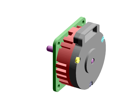 Portescap Unipolar, Unparallel Disc Magnet Stepper Motor 3.6°, 0.21Nm, 900 mA, 8 Wires
