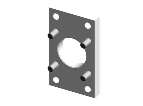 FNC-50 Cylinder Flange mounting