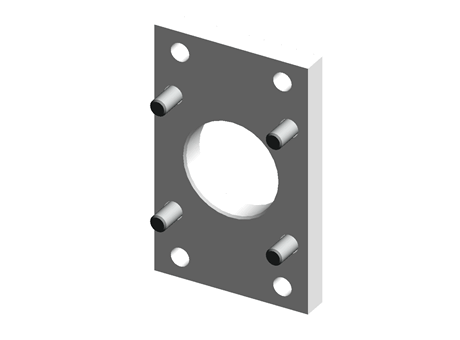 FNC-63 Cylinder Flange mounting