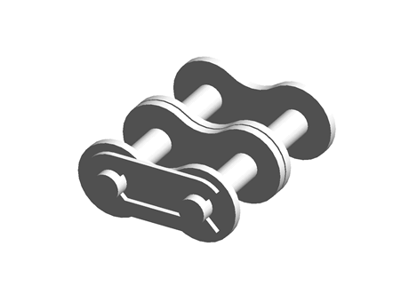 DUPLEX CONNECTING CHAIN LINK, EUROPEAN S