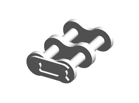 DUPLEX CONNECTING CHAIN LINK, EUROPEAN S
