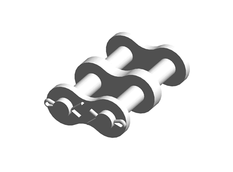 DUPLEX CONNECTING CHAIN LINK, EUROPEAN S