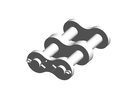 DUPLEX CONNECTING CHAIN LINK, EUROPEAN S