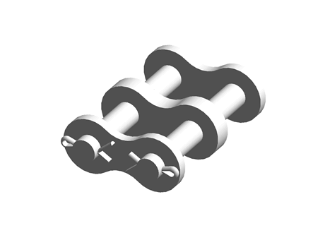 DUPLEX CONNECTING CHAIN LINK, EUROPEAN S