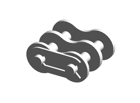 DUPLEX CONNECTING CHAIN LINK, EUROPEAN S
