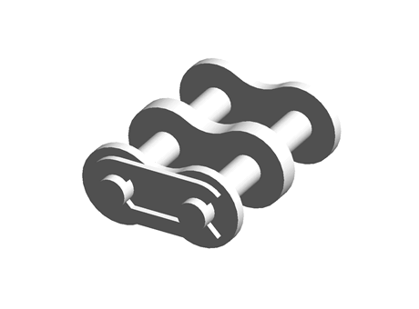 DUPLEX CONNECTING CHAIN LINK, EUROPEAN S