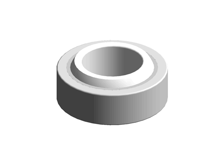 INA GE12-UK 12mm Bore Plain Bearing, 28400N Radial Load Rating, 22mm O.D