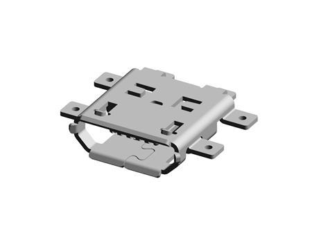 Molex MICRO-USB系列 直角 母座 微型 USB 连接器, B型 v2.0, 30 V 交流, 1A 47579