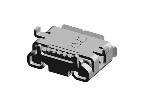 Molex 直角 母座 微型 USB 连接器, AB型 v2.0, 30 V 交流, 1A 47590
