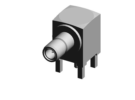 Molex SMBSeries, Right Angle Through Hole Subminiature SMB Jack, 50Ω Impedance, Solder Termination