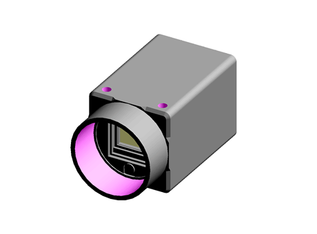 GigE Vision Area Scan Camera, 0.4 MP, Co