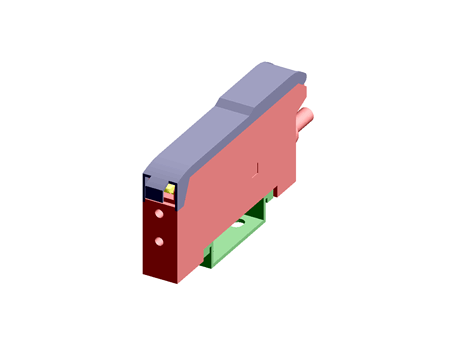 Amplifier with potentiometer, IP50, PNP