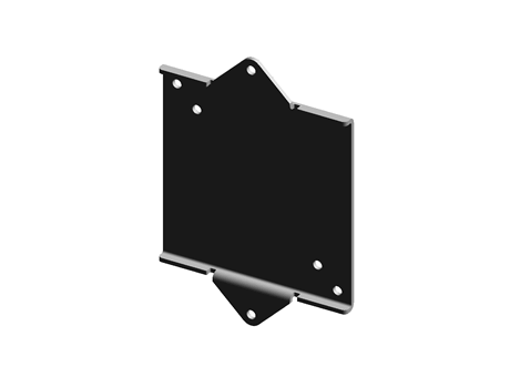 Wall Mount Plate for use with DIN72/96 Electronic Alarms
