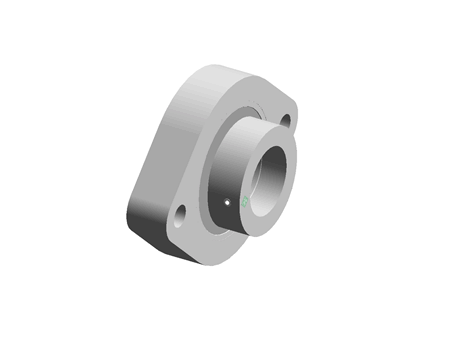 2 Hole Flange Bearing Unit, FLCTE35-XL, 35mm ID