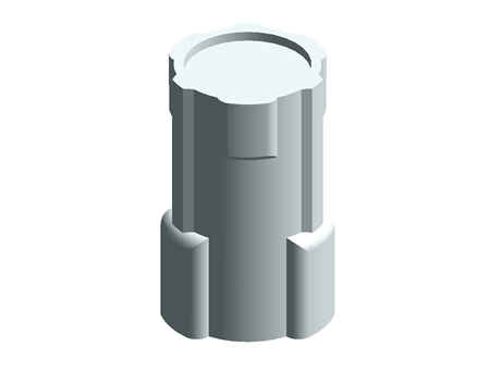 6.0mm HYPERQUBE PLUG HOUSING NATURAL