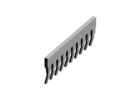 10 way jumper link for din rail opto rel
