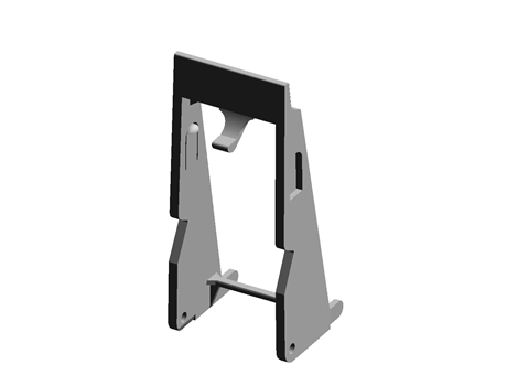 Plastic clamp for RXZ pus