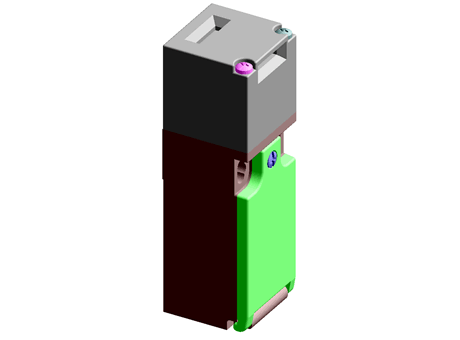 Interlock Switch, 2NC/1NO, 1/2 NPT