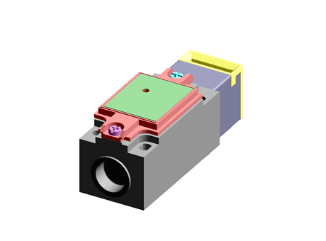 Interlock Switch, 1NC/2NO, 1/2 NPT
