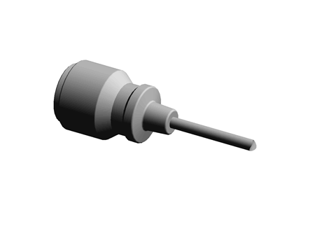 Magnetic Connector 2P, 5A - Straight 2m