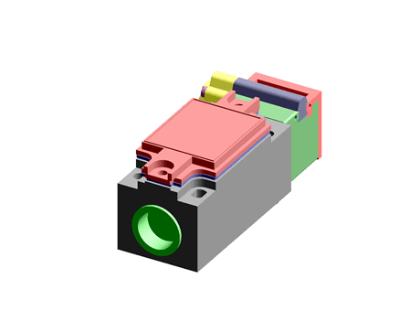 Interlock Switch, 1NC/2NO, 1/2 NPT