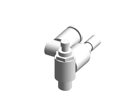 SMC ASR R 1/4 Male Air Saving Valve 6mm Tube, Maximum of 1Mpa