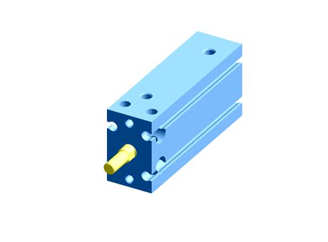 SMC Pneumatic Multi-Mount Cylinder CU Series, Double Action, Single Rod, 16mm Bore, 30mm stroke