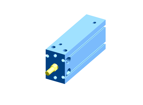 SMC Pneumatic Multi-Mount Cylinder CU Series, Double Action, Single Rod, 20mm Bore, 50mm stroke
