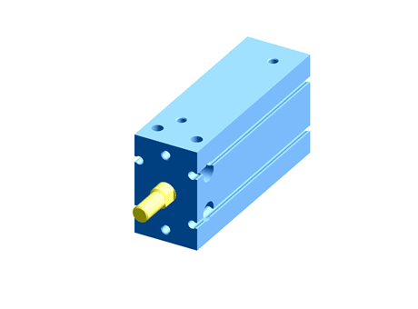 SMC Pneumatic Multi-Mount Cylinder CU Series, Double Action, Single Rod, 25mm Bore, 50mm stroke