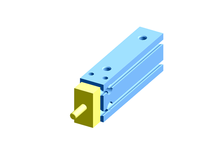 SMC Pneumatic Multi-Mount Cylinder CUK Series, Double Action, Single Rod, 10mm Bore, 30mm stroke