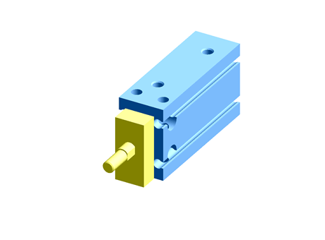 SMC Pneumatic Multi-Mount Cylinder CUK Series, Double Action, Single Rod, 16mm Bore, 20mm stroke
