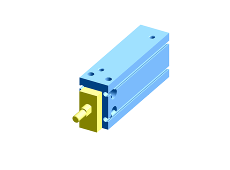 SMC Pneumatic Multi-Mount Cylinder CUK Series, Double Action, Single Rod, 20mm Bore, 50mm stroke