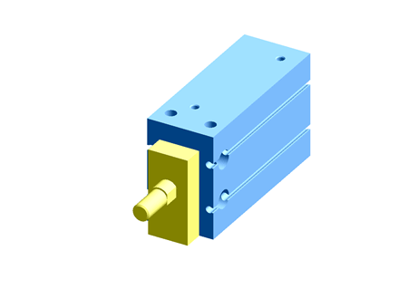 SMC Pneumatic Multi-Mount Cylinder CUK Series, Double Action, Single Rod, 32mm Bore, 50mm stroke