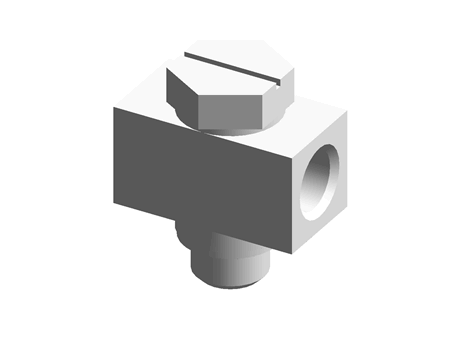 SMC Pneumatic Elbow Threaded Adapter, M5 x 0.8 Female x M5 x 0.8 Male Male