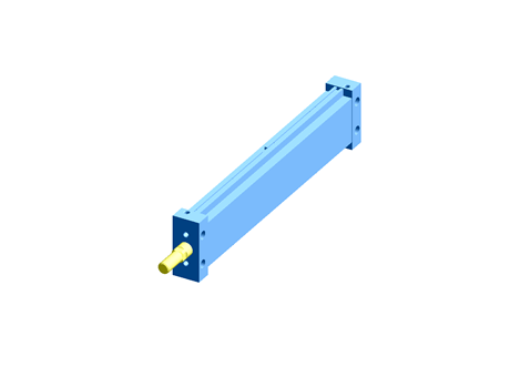 SMC Pneumatic Multi-Mount Cylinder MU Series, Double Action, Single Rod, 25mm Bore, 200mm stroke